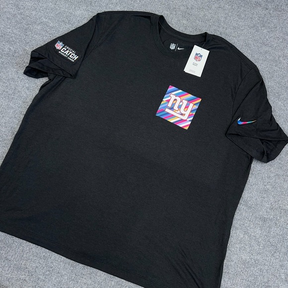 Nike Other - New York Giants Nike Tee Shirt Men 3XL Gray Crucial Catch On-Field T Patch NEW